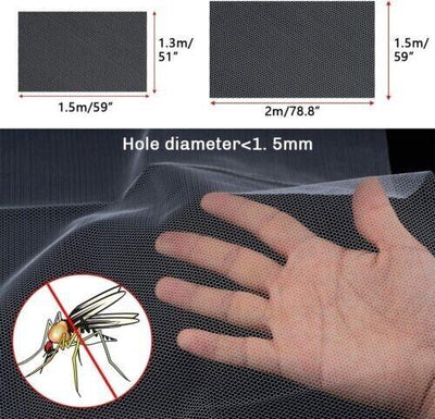 Mesh Net Window Screen Fly Mosquito Moth Screen Netting Insect Repellent Screens