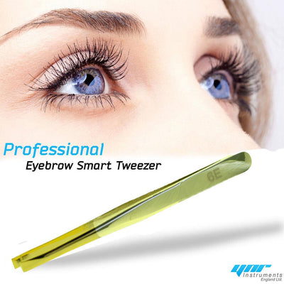 Eyebrow Tweezers Slant Professional Beauty Eyebrow Hair Pluckers Stainless Steel