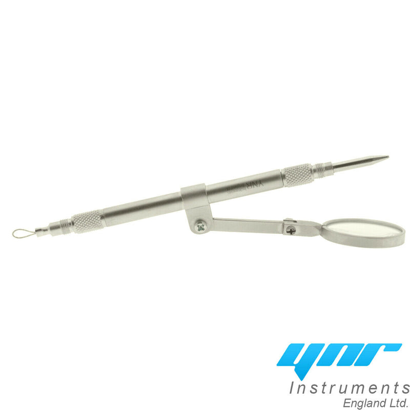 Eye Magnet Loop Forceps with Magnifying Glass Ophthalmic Surgical Inst ...