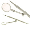 Eye Magnet Loop Forceps with Magnifying Glass Ophthalmic Surgical Instruments