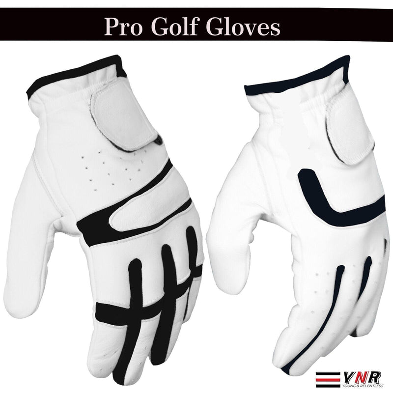 Professional Unisex Golf Leather Gloves Mens All Weather Golf Play Cabretta
