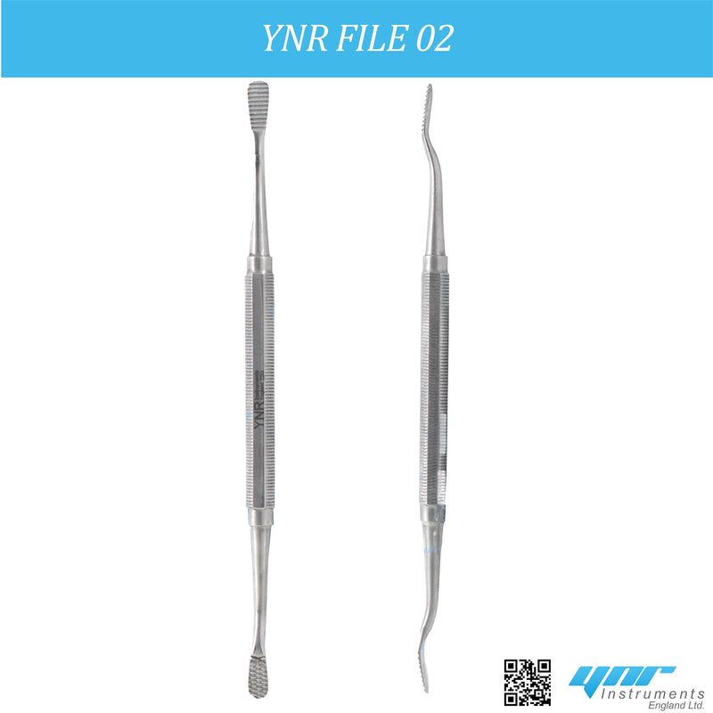 YNR Bone File Double End Surgical Orthopedic Dental Equipment Dentist Tool