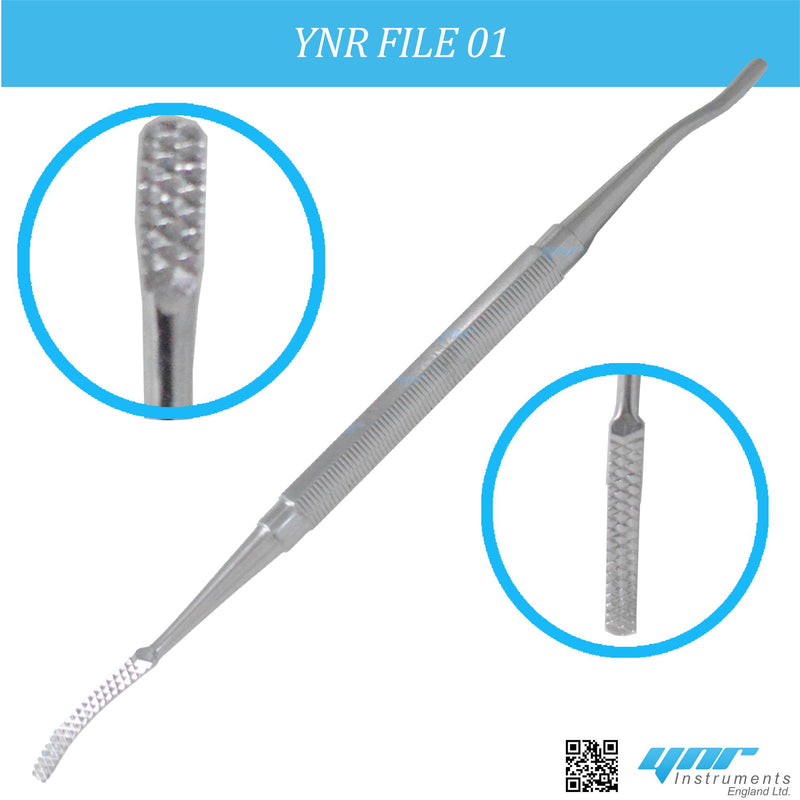 YNR Bone File Double End Surgical Orthopedic Dental Equipment Dentist Tool