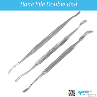 YNR Bone File Double End Surgical Orthopedic Dental Equipment Dentist Tool