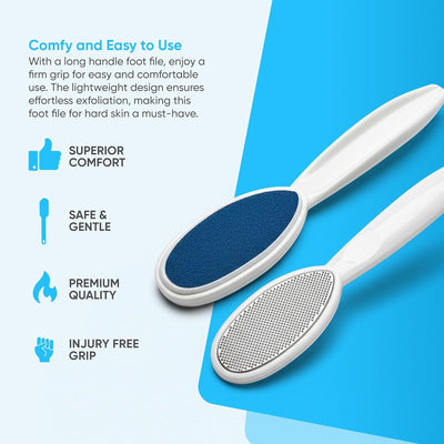 Foot File Callus Remover Double Sided - Pedicure Rasp, Foot File for Hand Feet Care Removing, Dead Skin Tool