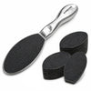 German Made Stainless Steel Foot Rasp Callus Remover with 20 Replacement Pads - Professional Pedicure Foot File for…