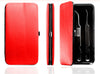 Red plain magnetic eyelash tweezer storage case