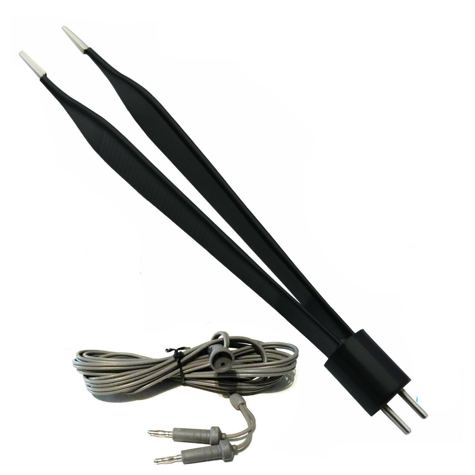 BIPOLAR ADISON AMERICAN FORCEPS 13cm- Tip 1MM WITH 3 MTR CABLE SURGICA ...