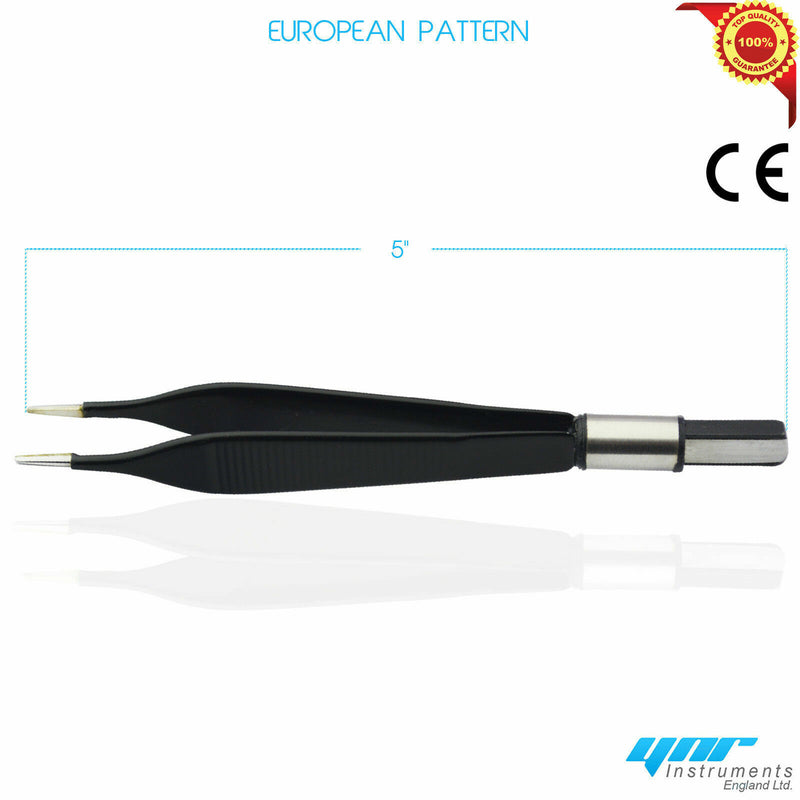 BIPOLAR ADISON EUROPEAN FORCEPS 13cm and 23cm Tip 1MM SURGICAL INSTRUM ...
