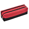 Large Double-Zip Fabric Pencil Case, Make-Up Bag & School Organiser