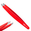 YNR® Slanted Stainless-Steel Eyebrow Tweezers – Eight Colours – view 4 | YNR Instruments
