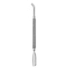YNR Cuticle Pusher & Long Curved Knife – premium manicure instrument on a white background