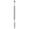 YNR Cuticle Pusher & Curved Blunt Knife Short – premium manicure instrument on a white background