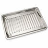 YNR stainless steel dental instrument tray on a white background