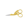 YNR stork grooming scissors gold catalogue view 50