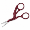 YNR Stork Fine-Point Embroidery Scissors - Maroon Crystal