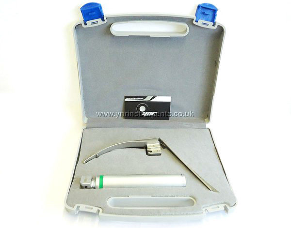 YNR England Macintosh Laryngoscope Flexible Tip Blade 3 Fiber Optic Ce Mark