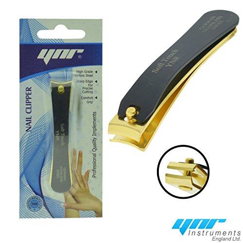 Professional German Black & Gold Toe Nail Cutter Clipper Nippers Chiropody Heavy Duty Thick Nails