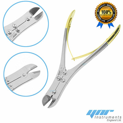 YNR England TC CNC Pin Wire Cutter Front Side Orthopedic Instruments CE 5.5 / 7 / 9 Inches