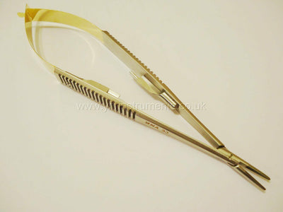 YNR Castroviejo Micro Scissors Needle Holder TC Tip 14,11 cm Straight Curved CE