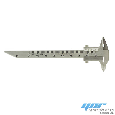 YNR® Dental Zuricher Caliper Gauge Dentist Tool Instruments Micrometer 0-80mm CE