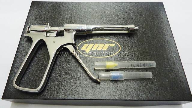 YNR Dental Anesthetic Syringe Gun Intraligamental Tralig 1.8ml 2 Needles