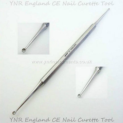 YNR England Nail Curette Nail Cleaner Manicure Pedicure Tools Stainless Steel