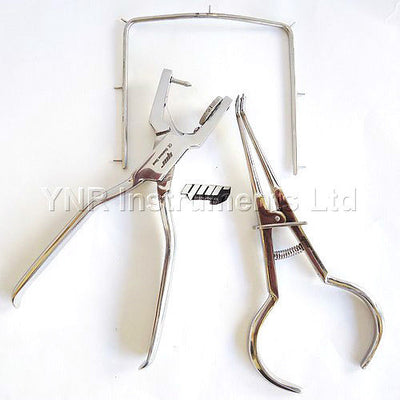 YNR Dental Dentist Basic Rubber Dam Kit Dental Surgical Instruments Set CE Mark