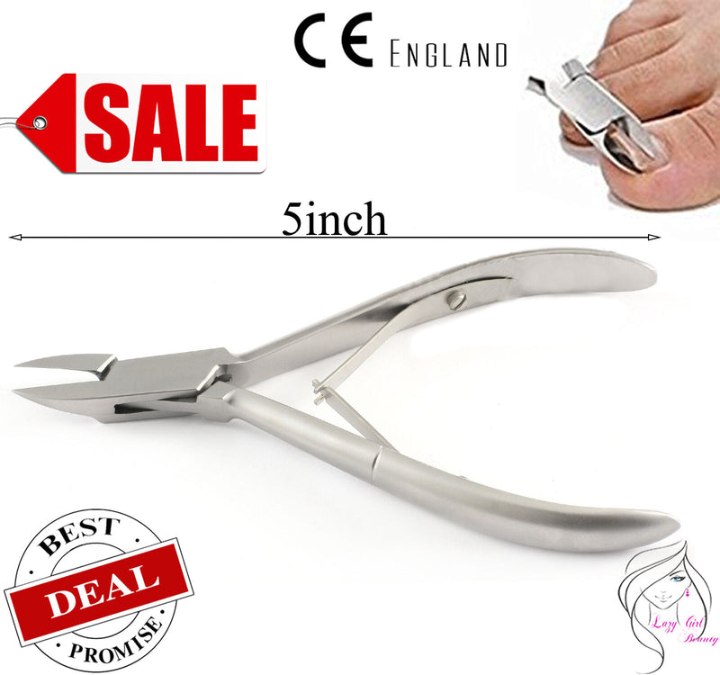 YNR® Toe INGROWN Nail Clippers Nippers Cutters Chiropody Heavy Duty - Thick Nail