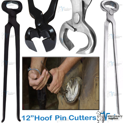 AUTHENTIC HOOF PIN CUTTER 12'' Nipper Farriers Trimmer Tool Veterinary Steel/SET
