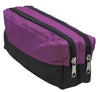 Large Double Zip Fabric Pencil Case - Ideal For School/College/Uni.- Make up Bag