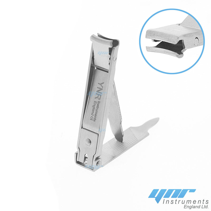 YNR® Compact Nail Clippers Cutters Pocket Chiropody Nipper Foldable Stainless