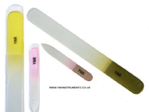 YNR GLASS NAIL FILE SET FOR MANICURE PEDICURE BEAUTY NAIL ARTS