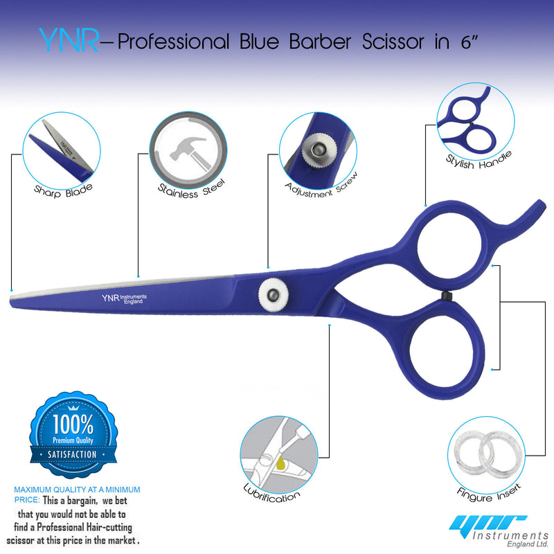 YNR® Professional Multi Functional Hair Scissors Hairdressing | Barber Salon Hair Cutting | Pet Grooming | Beard Grooming | Home Use | Razor Sharp Blades
