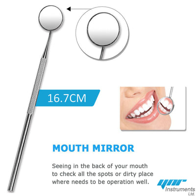 YNR Dental Kit Tooth Scraper Mirror Scale Set Tartar Calculus Plaque Remover