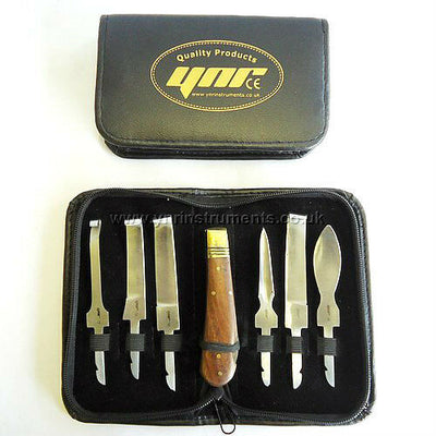YNR England Farrier Hoof Knives Set/KIT Equine Premium SS Ce