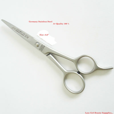 YNR K6 Solingen German Barber Hair Scissors Ice Tempered Stainless Steel 6.5"