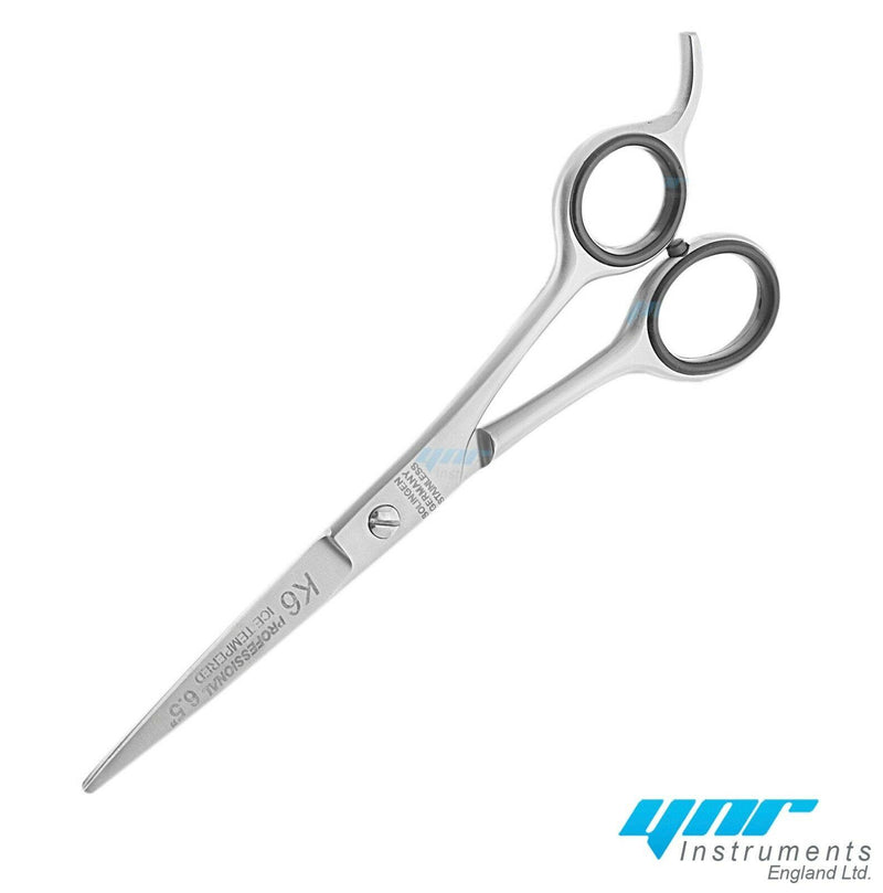 YNR K6 Solingen German Barber Hair Scissors Ice Tempered Stainless Steel 6.5"