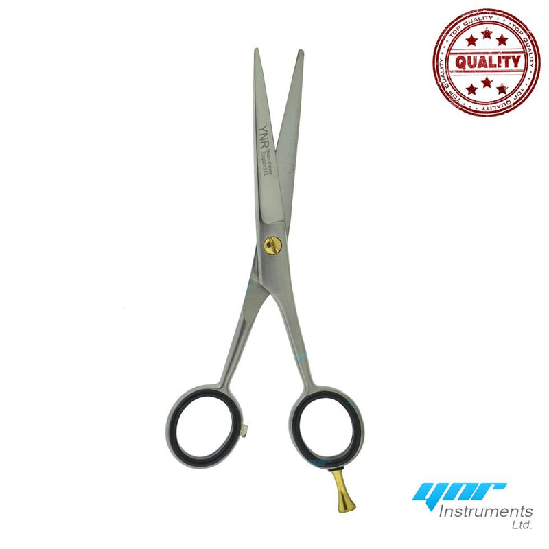 YNR 5.5" Professional Hairdressing Scissors Set Hair Cutting Thinning Silver