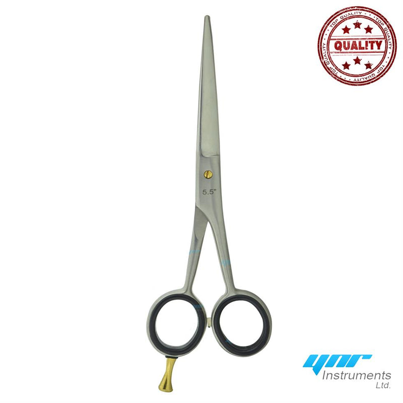 YNR 5.5" Professional Hairdressing Scissors Set Hair Cutting Thinning Silver