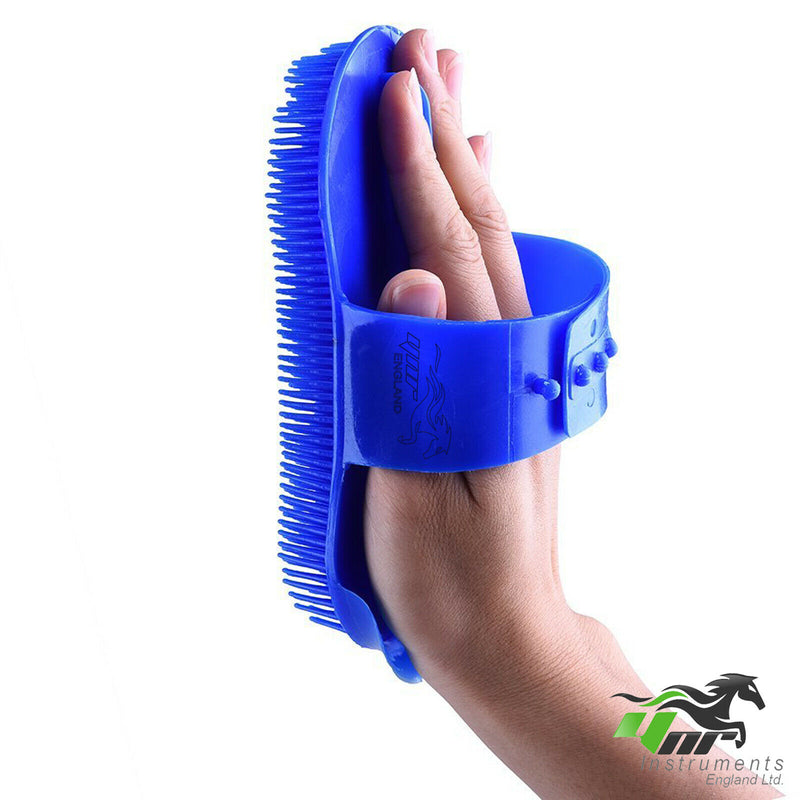 Plastic Curry Comb with Adjustable Strap Horse Pony Care Grooming