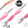 YNR Acrylic Nail Pincher Tool Multi Function Cuticle Pusher Tweezer Magic Wand