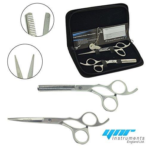 YNR® England Professional Hairdressing Scissors In Case with Warranty Card