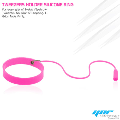 Eyelash Extention Tweezer Holder Silicon Ring Tweezer Protector Wrist Band Strap