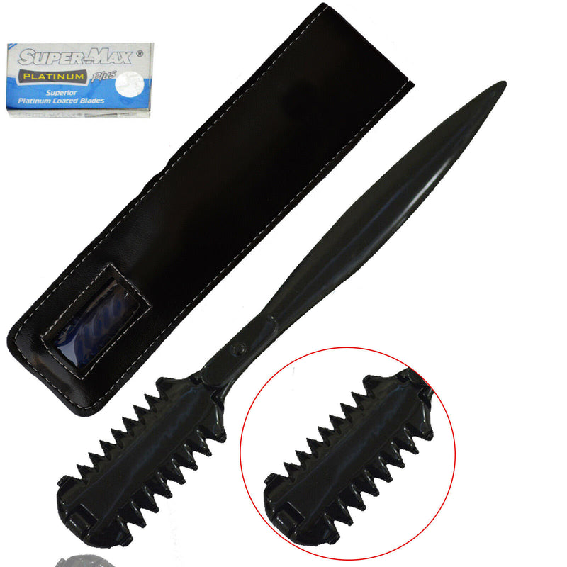GEM Professional Hair Thinning Razor - Stainless Steel Shaping Comb For Men & Women