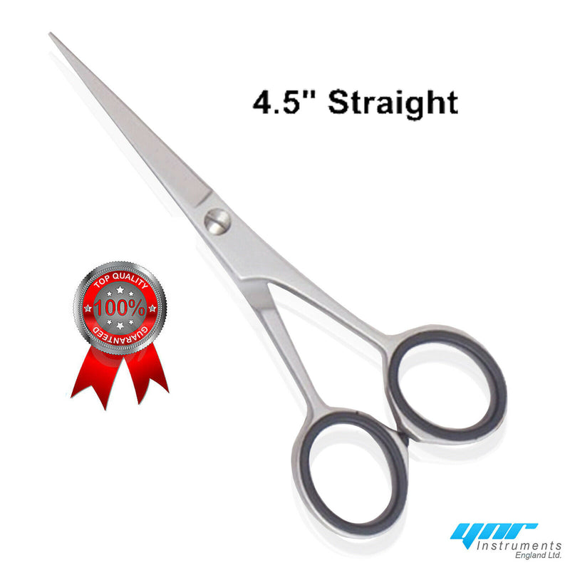 Professional Hairdressing Scissors Barber Hair 4.5" Matte Silver SMALL SIZE
