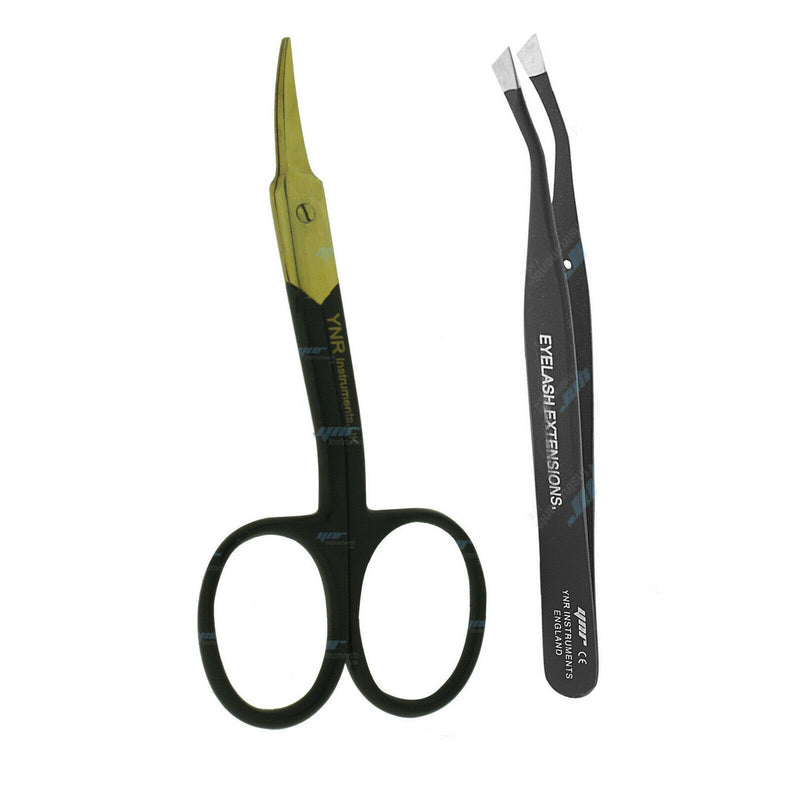 Eyebrow Scissors pro Tweezers Steel Hair Removal Trimmer Sharp Clipper for eyelash