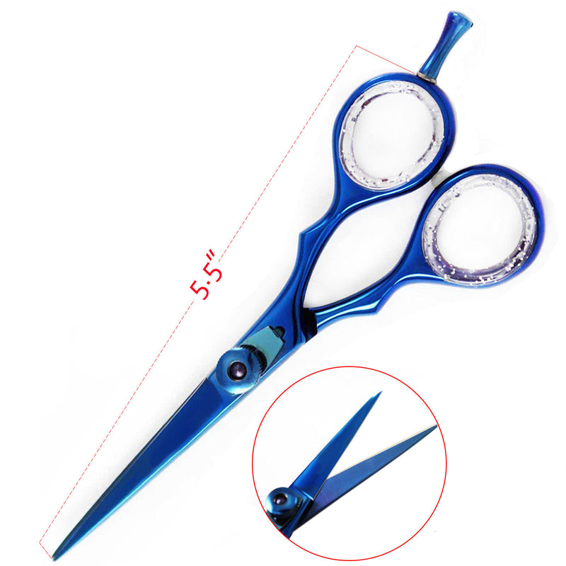 Titanium Hairdressing Style Barber Salon Scissors 5.5"