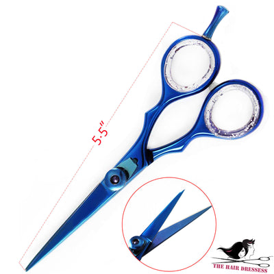 Titanium Hairdressing Style Barber Salon Scissors 5.5"
