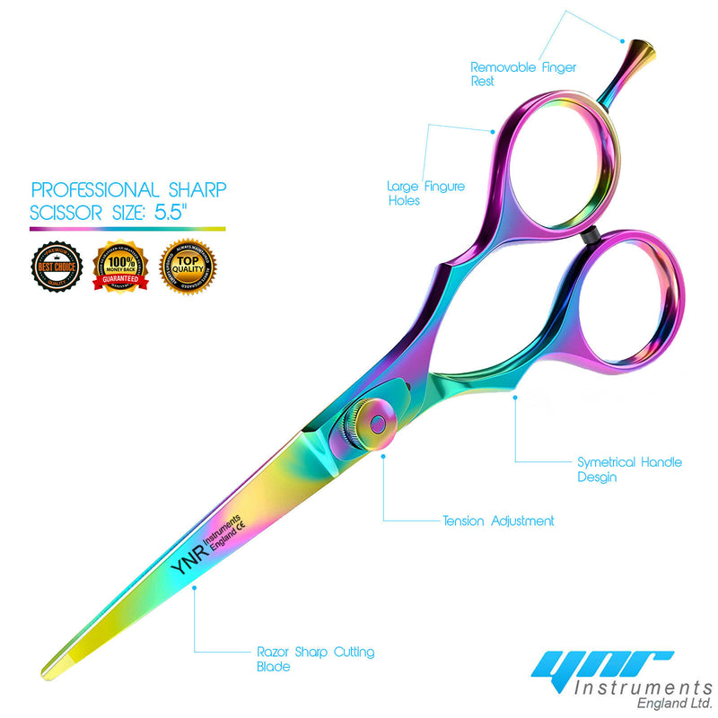 Titanium Hairdressing, Barber Salon Scissors 5.5" YNR